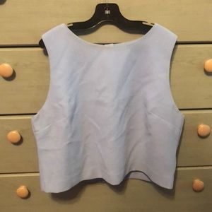 Light blue nice crop top